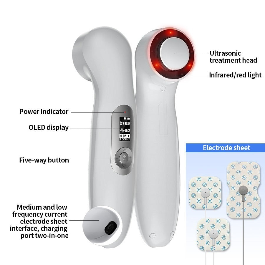 Red-Light Ultrasonic Electrostimulation Beauty Device | RealMart