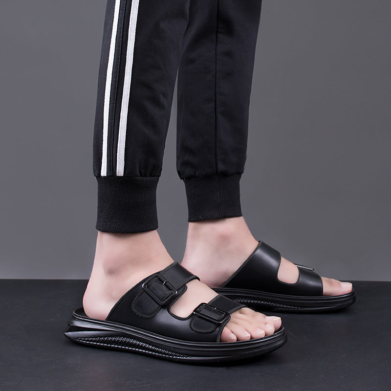 Men's Stylish Leather Beach Footwear