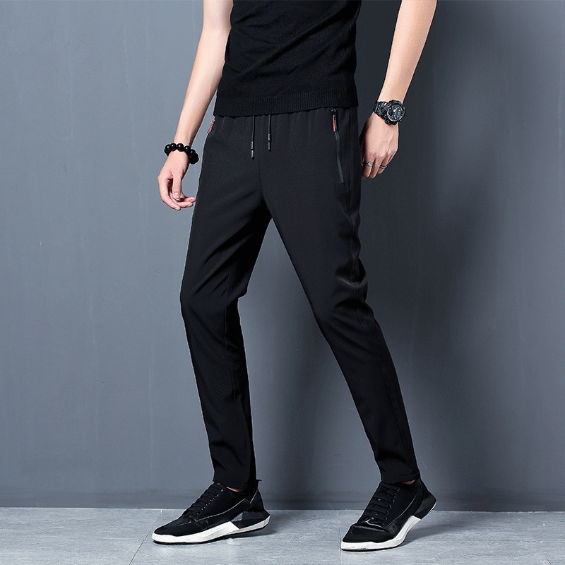 Summer Ice Silk Sports Trousers