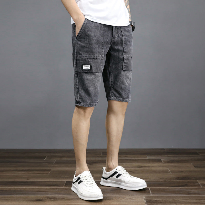 Men's Summer Thin Denim Shorts
